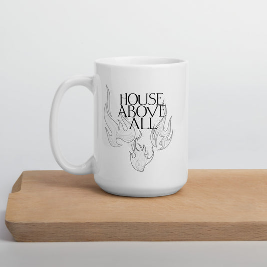 House Above All Mug - 3 sizes - Marcela Carbo - Dark Epic Fantasy Books